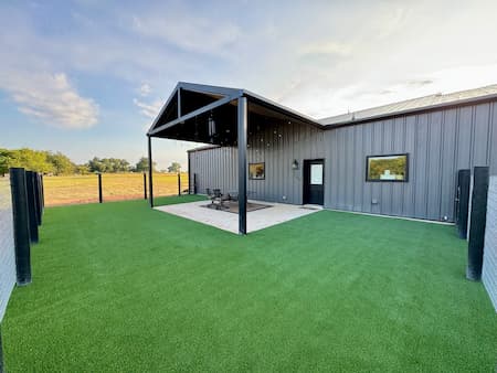 Backyard Turf Transformation in Pottsboro, TX