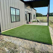 Backyard Turf Transformation Pottsboro, TX 7