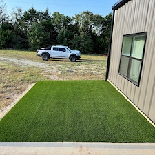 Backyard Turf Transformation Pottsboro, TX 8