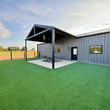 Backyard Turf Transformation Pottsboro, TX 9