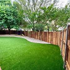 Backyard-Play-Haven-Kid-Friendly-Turf-River-Rock-Installation-in-Frisco-TX 4