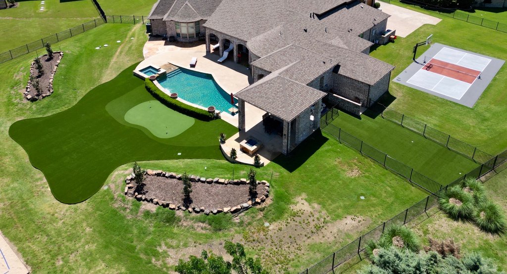 Dream Yard Expansion: Artificial Turf Dog Run & Backyard Play Area in Parker, TX