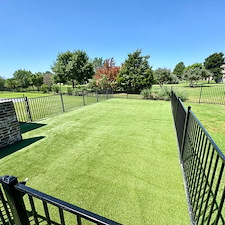 Dream-Yard-Expansion-Artificial-Turf-Dog-Run-Backyard-Play-Area-in-Parker-TX 4