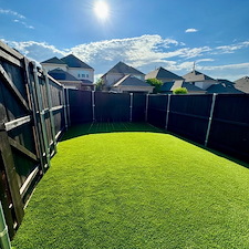 Full-Backyard-Artificial-Turf-Installation-in-Garland-TX 8