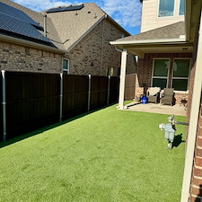 Full-Backyard-Artificial-Turf-Installation-in-Garland-TX 9