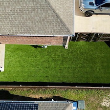 Full-Backyard-Artificial-Turf-Installation-in-Garland-TX 12