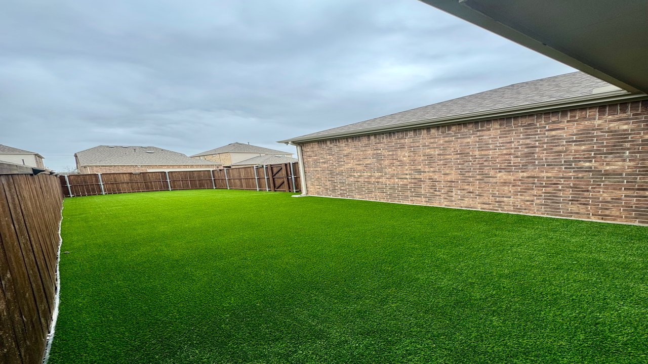 Lush & Pet-Friendly Turf Makeover in Garland, TX