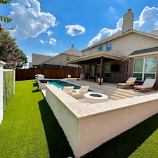 Luxury-Backyard-Oasis-Artificial-Turf-Boxwood-Ivy-Upgrade-in-Hickory-Creek-TX 11