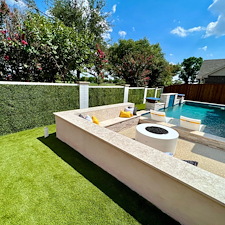 Luxury-Backyard-Oasis-Artificial-Turf-Boxwood-Ivy-Upgrade-in-Hickory-Creek-TX 12