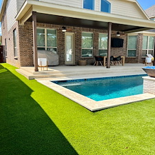 Luxury-Backyard-Oasis-Artificial-Turf-Boxwood-Ivy-Upgrade-in-Hickory-Creek-TX 8